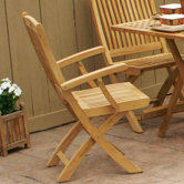 Harbor Folding Dining Arm Chair