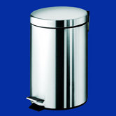 Argenta Small Pedal Waste Bin in Stainless Steel