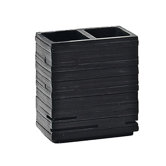 Quadrotto Tooth Brush Holder in Black
