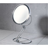 Specchio Magnifying Makeup Mirror in Chrome