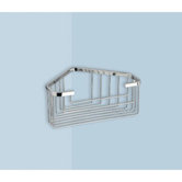 Wire Corner Shelf in Chrome