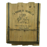 Chateau 4 Bottle Hanging Wine Store