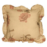 Large Rose Print Cushion