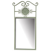 Old Tin Bath Mirror