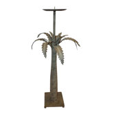 Palm Tree Candle Stand