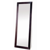 Tempo Leaning Mirror in Espresso