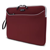 14.1" Red / Silver SlipSuit Neoprene Laptop Sleeve