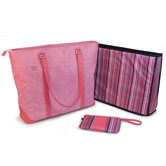 17" Women's Komen Faux-Suede Tote in Pink