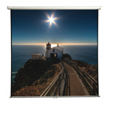 100" 4:3 Aspect Ratio Manual Screen in Matte White