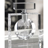 Modern Morocco Glass Rectangular Perfume Bottle