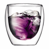 Pavina 8 oz Double Wall Insulated Glass (Set of 2)