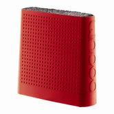 Bistro Universal Knife Block in Red