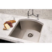 Vintage 11" x 19.25" Undermount Stainless Steel Single Bowl Kitchen Sink
