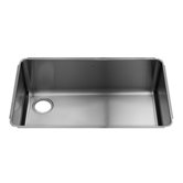 Classic 11" x 19.25" Undermount Stainless Steel Single Bowl Kitchen Sink