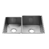 UrbanEdge 29" x 19.5" Undermount Stainless Steel Double Bowl Kitchen Sink