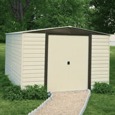 Dallas Vinyl Coated Steel Storage Shed