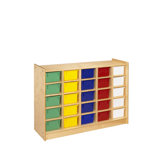Cubbie Mobile 25 Compartment Tray in Natural