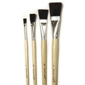 Black Bristle Easel Brush 1 Each