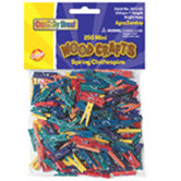 Mini Spring Clothespins Bright Hues