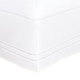 Hemstitch Bed Skirt in White