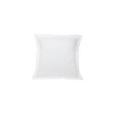 Tailored Euro Sham in White
