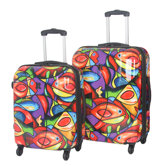 Shiny 2 Piece Luggage Set