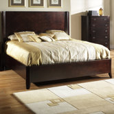 Crossroads Wingback Bed
