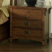 Craftsman 3 Drawers Nightstand