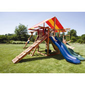 Redwood Big Top Swing Set