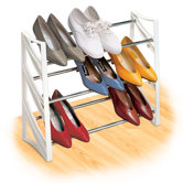Closet 9 Pair Convertible Shoe Rack