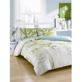 City Scene Mixed Floral Mini Duvet Cover Set
