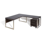 Computer Desk with 48" Return and 2 Drawer Pedestal