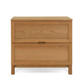 Woodland Lateral File Cabinet in Solid Natural Cherry