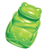 Squeezz Jels Frog Dog Toy