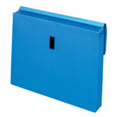 Wallet With Flap, 3-1/2"Expansion, Letter, Blue/Red/Yellow