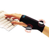 SmartGlove Wrist Wrap, Medium, Black, Medium