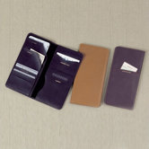 Cowhide Nappa Leather Passport Travel Organizer II