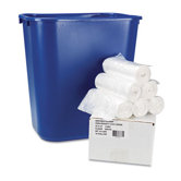 Hi-Density Can Liners, 24x31, 6 mic, Clear, 300/Carton