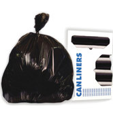 Super Extra-Heavy Grade Can Liner in Black