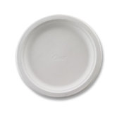 Fiber Tableware, Premium Molded, 8-3/4" Plate, 125/PK, White
