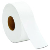 Jumbo Roll One-Ply Bath Tissue in White