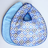 Ikat Diamond Bib Set (Set of 2)