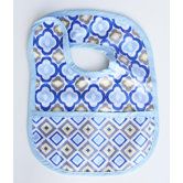 Ikat Mod Coated Bib