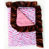 Boutique Zebra Ruffle Blanket