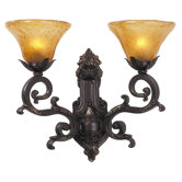 PalazzoTwo Light Wall Sconce in Mahogany Bronze