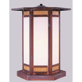 Etoile Outdoor Column Mount Lantern