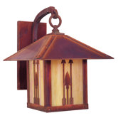 Timber Ridge Outdoor Wall Lantern with Arrow Filigree