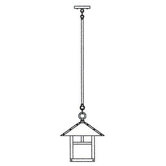 Evergreen Outdoor Stem Hung Hanging Lantern