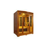 "Grand" 3 Person Carbon Sauna / Honey Stain