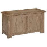 Lyon Blanket Box in Light Oak Matt Lacquer